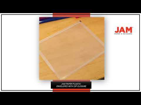 Clear Letter Booklet Plastic Envelopes (9 3/4 x 13) with Zip Closure