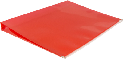 Assorted Letter Booklet Plastic Envelopes (9 3/4 x 13) with Zip Closure - 6 Pack