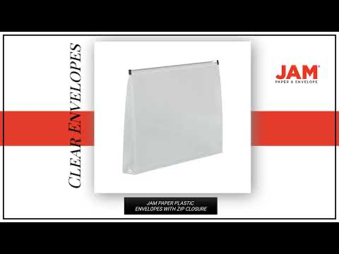 Clear Legal Booklet Plastic Envelopes (9 3/4 x 14 1/2) with Zip Lock Closure