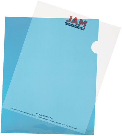 Blue Plastic Sleeves