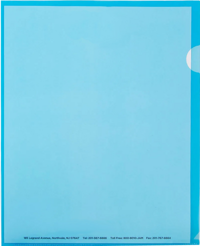 Blue Plastic Sleeves