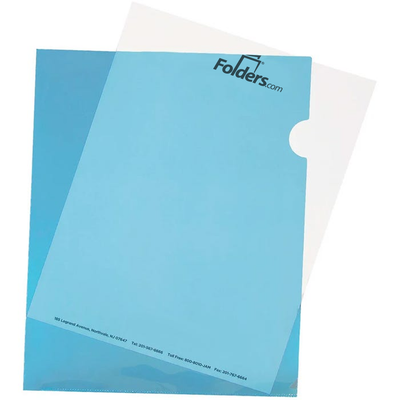 Blue Plastic Sleeves