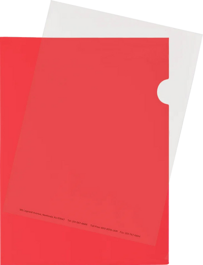 Red Plastic Sleeves
