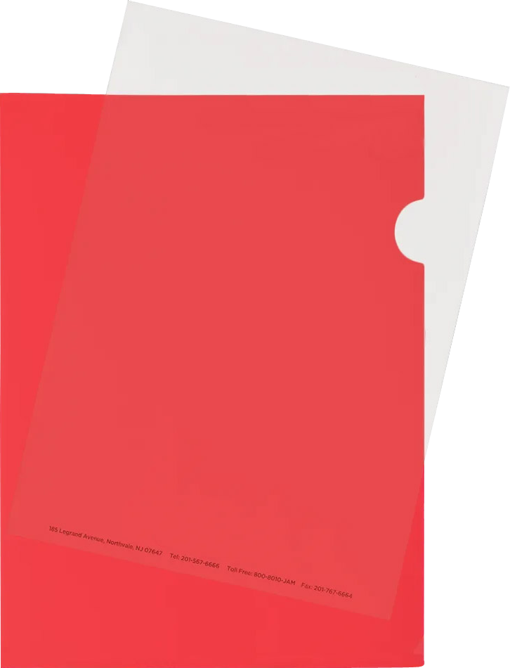 Red Plastic Sleeves