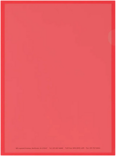 Red Plastic Sleeves