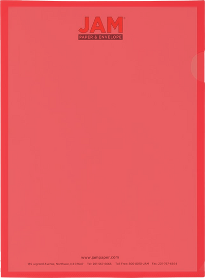Red Plastic Sleeves