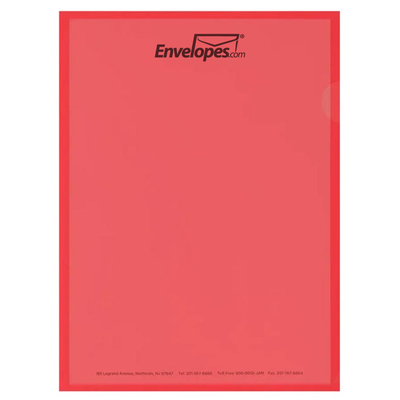 Red Plastic Sleeves