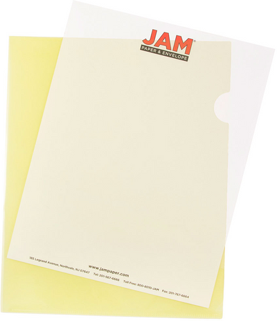 Yellow Plastic Sleeves