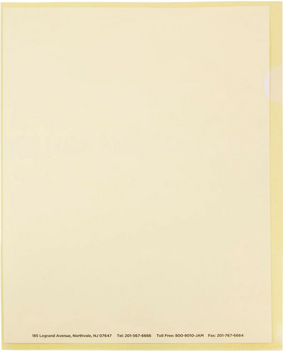 Yellow Plastic Sleeves