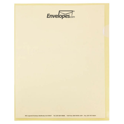 Yellow Plastic Sleeves