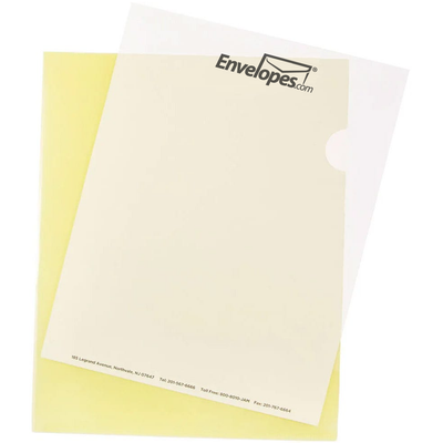 Yellow Plastic Sleeves