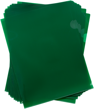 Green Plastic Sleeves