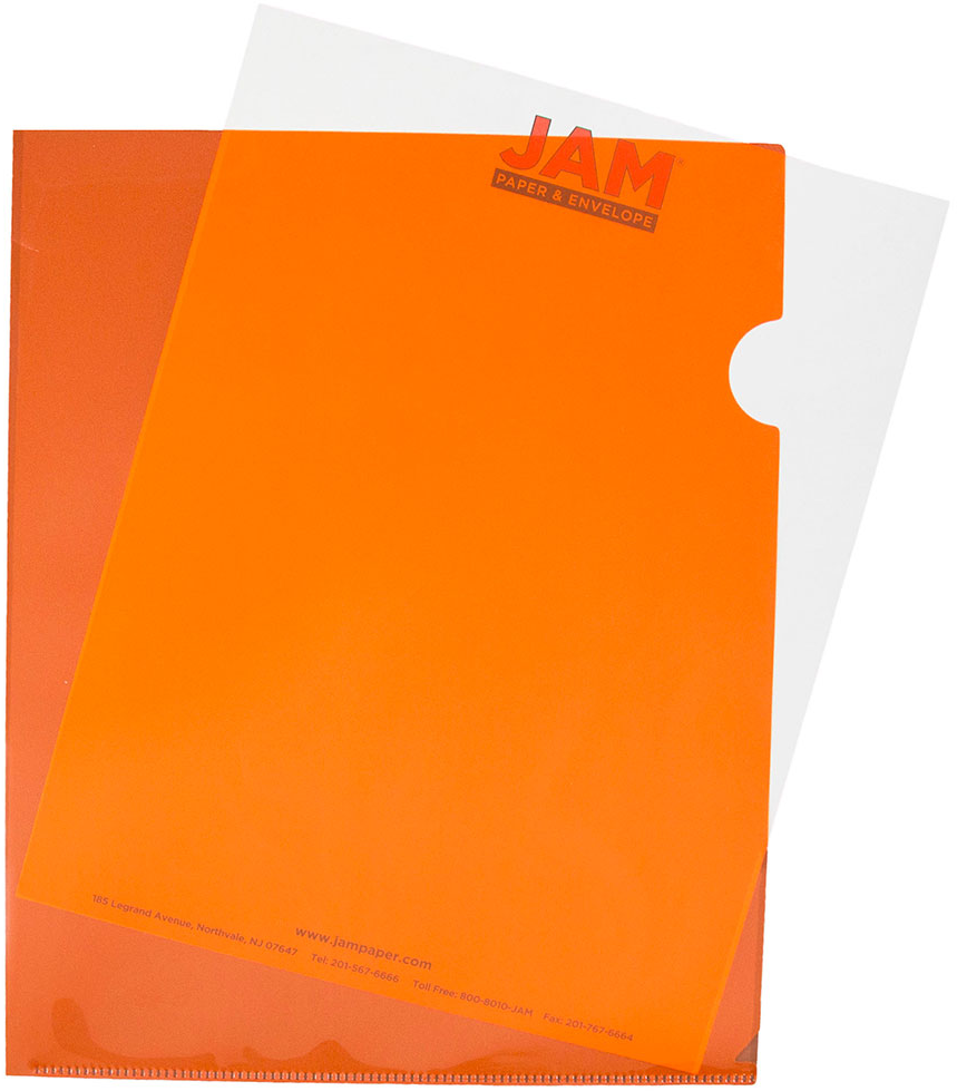 Orange Plastic Sleeves