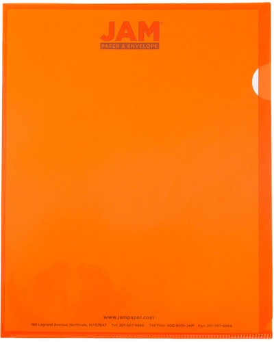 Orange Plastic Sleeves