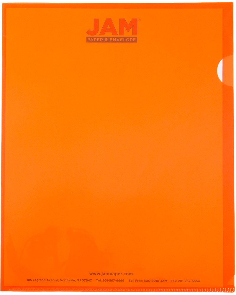 Orange Plastic Sleeves