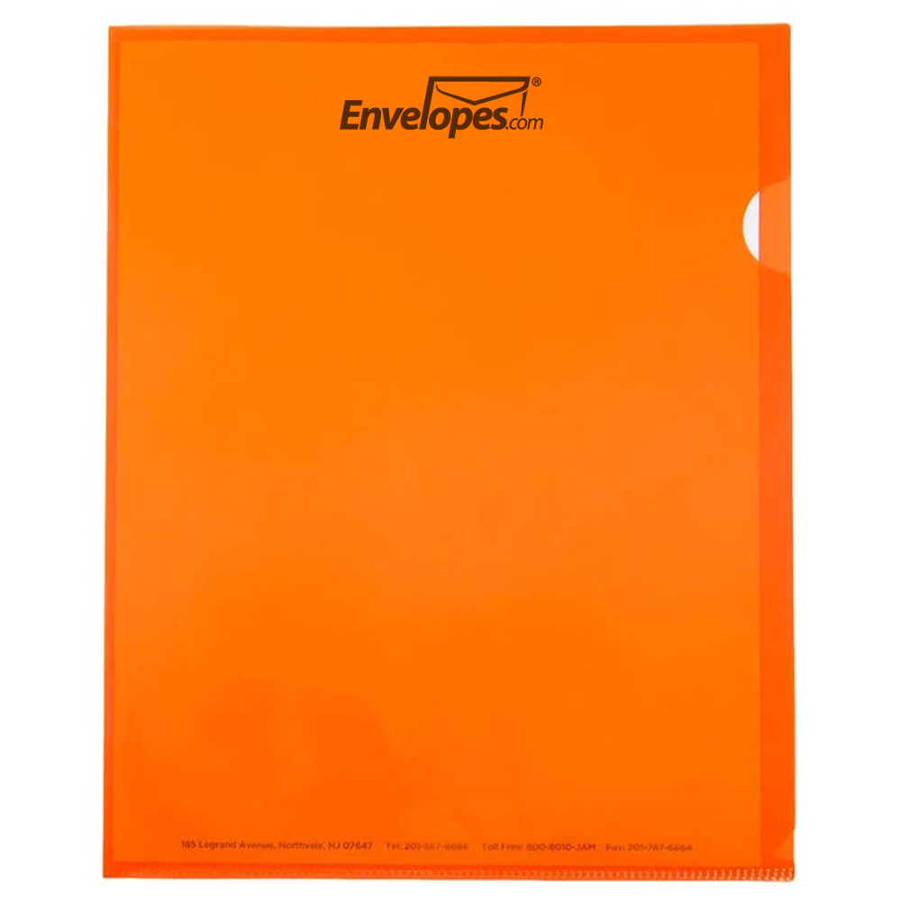 Orange Plastic Sleeves