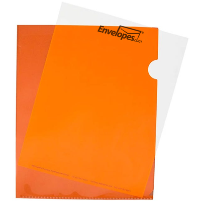 Orange Plastic Sleeves