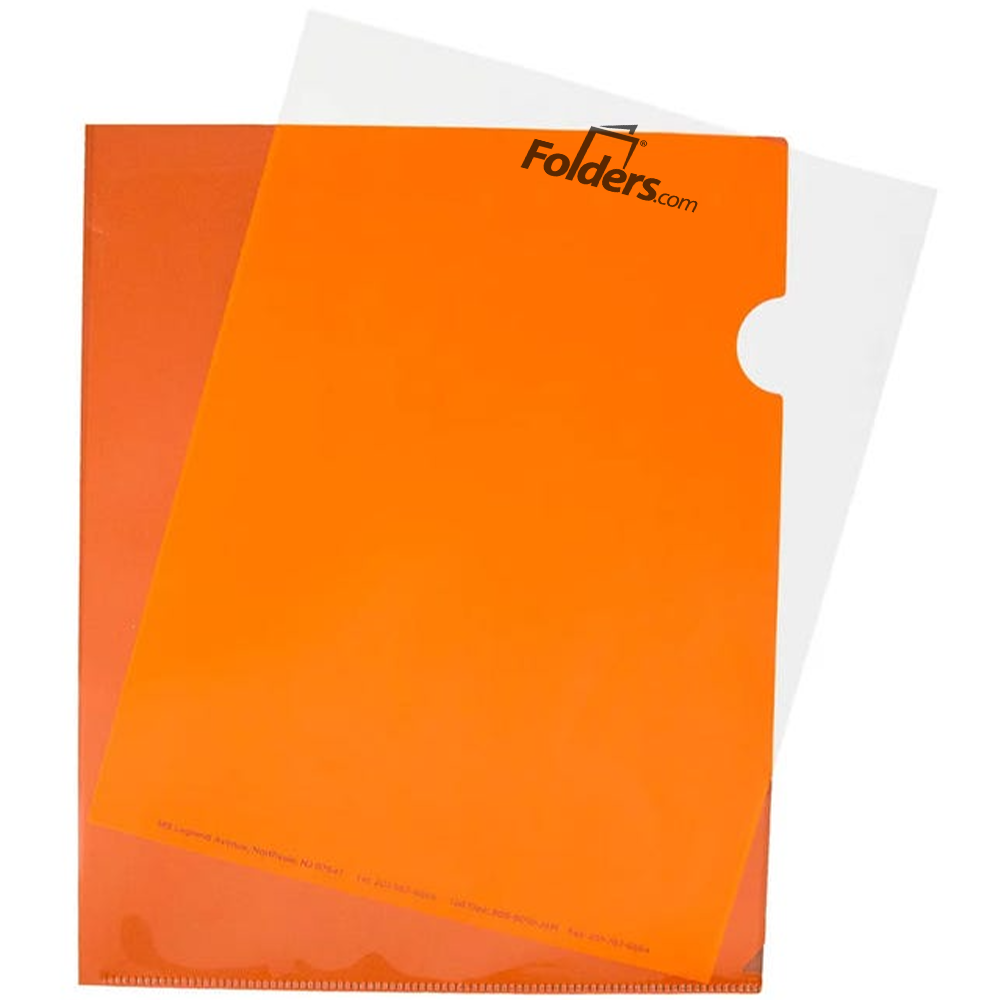 Orange Plastic Sleeves