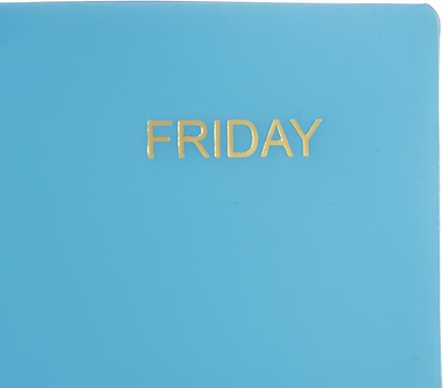 Assorted Days of the Week Plastic Sleeves - 5 Pack