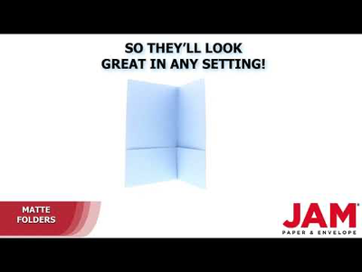 Baby Blue 9 x 12 Matte Folders