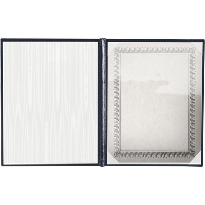 Dark Blue 11 1/2 x 14 1/2 Landscape Padded Diploma Covers (Holds 11 x 14 Document)