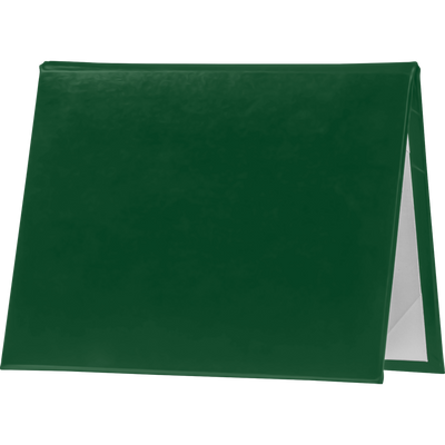 Green 11 1/2 x 14 1/2 Landscape Padded Diploma Covers (Holds 11 x 14 Document)