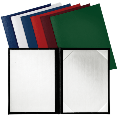 Green 11 1/2 x 14 1/2 Landscape Padded Diploma Covers (Holds 11 x 14 Document)