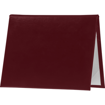 Maroon 11 1/2 x 14 1/2 Landscape Padded Diploma Covers (Holds 11 x 14 Document)