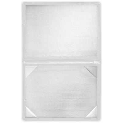 White 11 1/2 x 14 1/2 Landscape Padded Diploma Covers (Holds 11 x 14 Document)