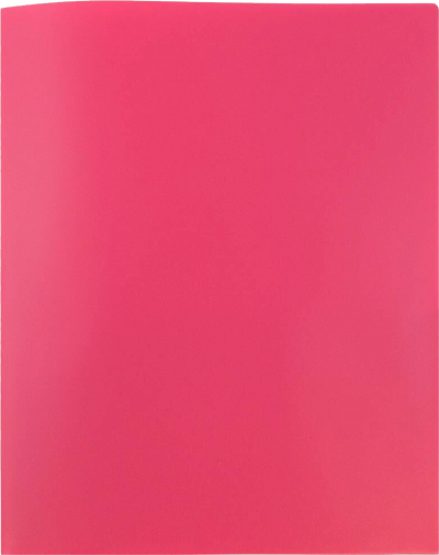 Fuchsia 9 x 12 Plastic Pop Folders