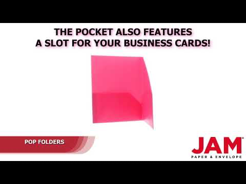 Fuchsia 9 x 12 Plastic Pop Folders