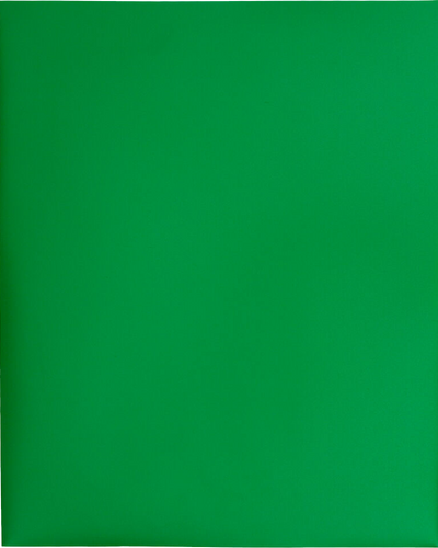 Green 9 x 12 Plastic Pop Folders