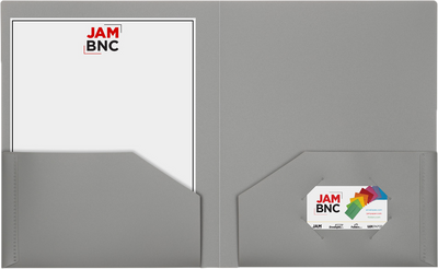 Assorted Business 9 x 12 Plastic Heavy Duty Folders