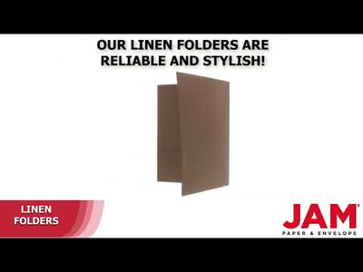 Chocolate Brown Linen 9 x 12 Folders