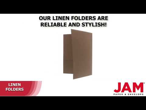 Chocolate Brown Linen 9 x 12 Folders
