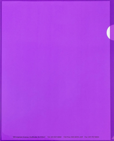 Purple Plastic Sleeves