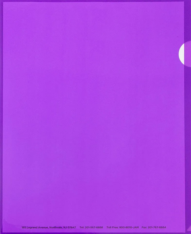 Purple Plastic Sleeves