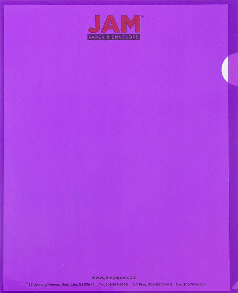 Purple Plastic Sleeves