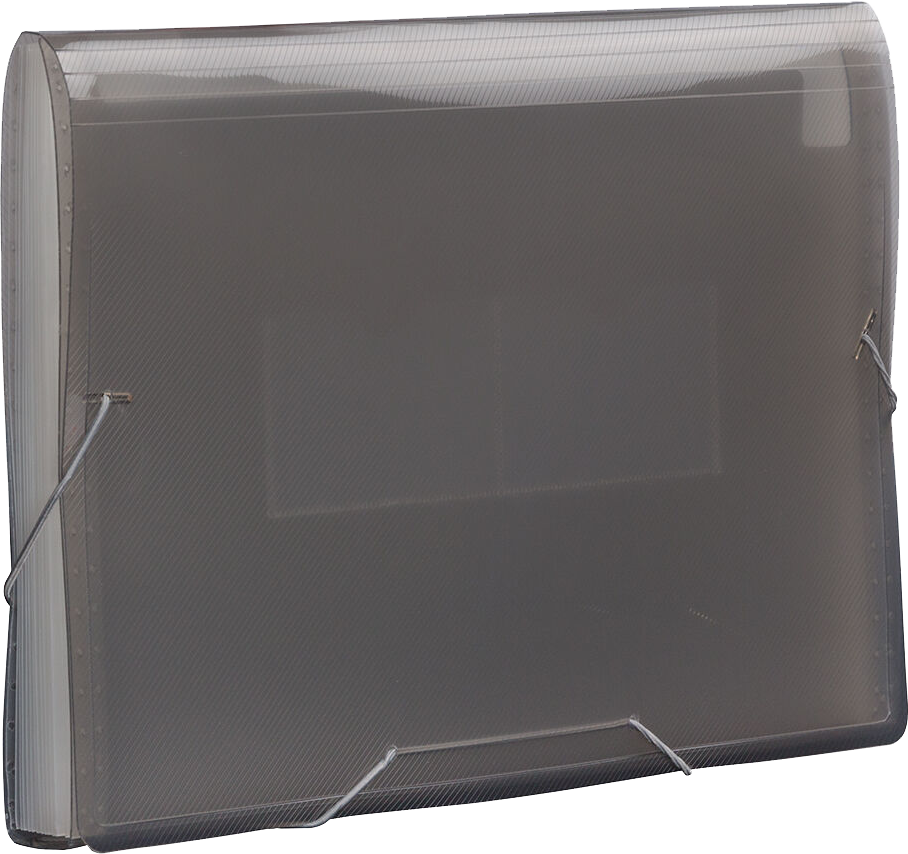Smoke Gray Legal Size 13 Pocket Expanding Files (10 x 15)