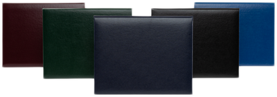 11 1/2 x 14 1/2 Landscape Padded Diploma Covers (Holds 11 x 14 Document) - Red