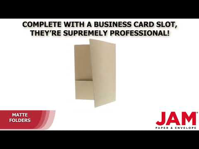 Grocery Bag 9 x 12 Matte Folders