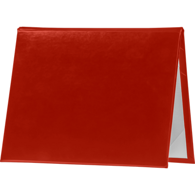 11 1/2 x 14 1/2 Landscape Padded Diploma Covers (Holds 11 x 14 Document) - Red
