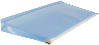 Blue #10 Business Plastic Envelopes with Zip Closure