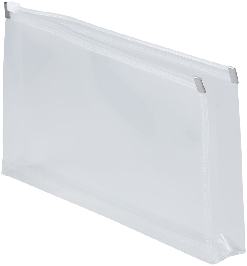 Clear #10 Business Plastic Envelopes with Zip Closure