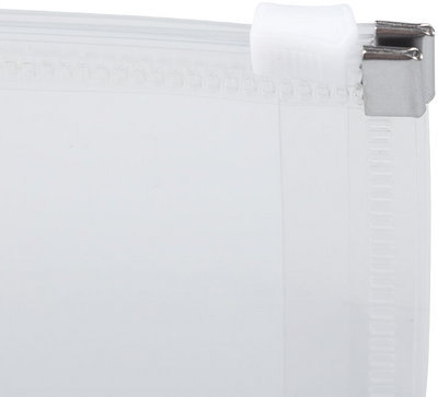 Clear #10 Business Plastic Envelopes with Zip Closure