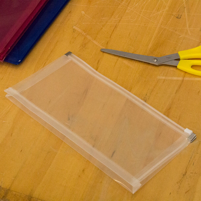 Clear #10 Business Plastic Envelopes with Zip Closure
