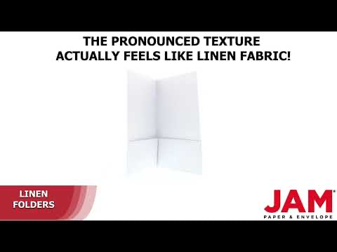 White Linen 9 x 12 Folders