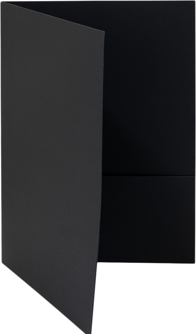 Black Linen 9 x 12 Folders