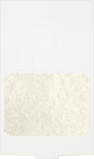 White Linen 100lb 9 1/2 x 12 Certificate Holders with Gold Foil First Holy Communion
