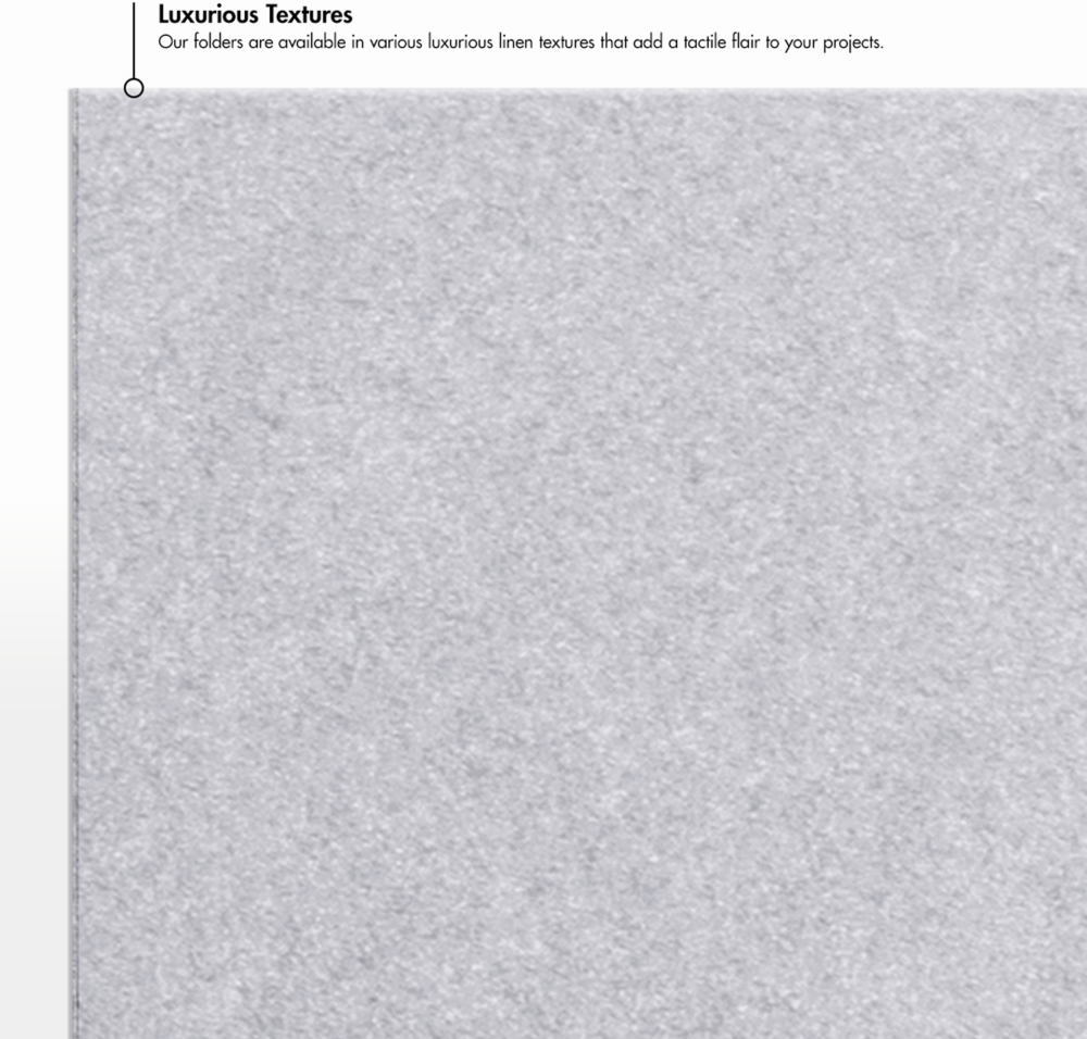 Silver Metallic 9 1/2 x 12 Landscape Certificate Holders with Square Corner Slits